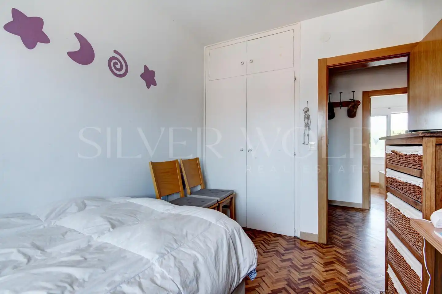 Bedroom of Flat for sale in Gavà  with Air Conditioner, Heating and Parquet flooring