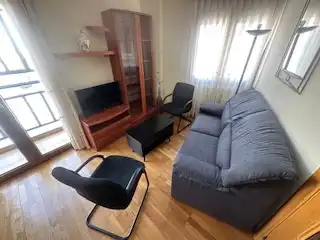 Wohnzimmer von Maisonette zur Miete in León Capital  mit Heizung, Parkett und Terrasse