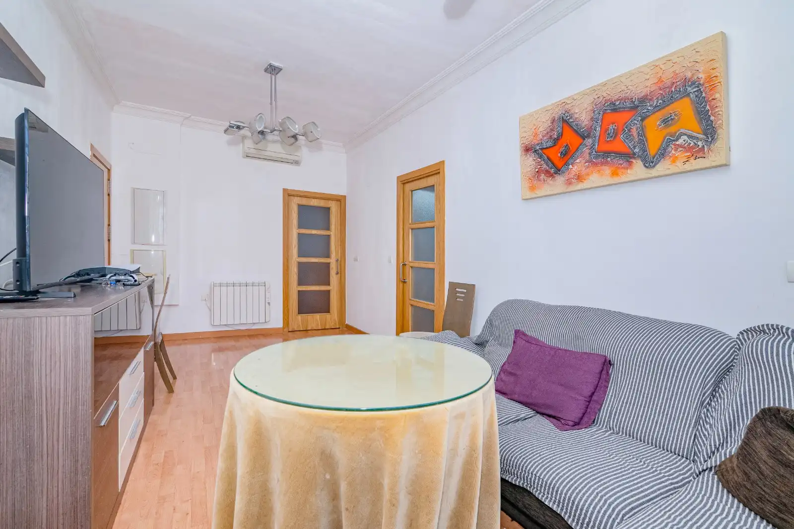 Wohnzimmer von Wohnung zum Verkauf in Peligros mit Klimaanlage, Heizung und Parkett