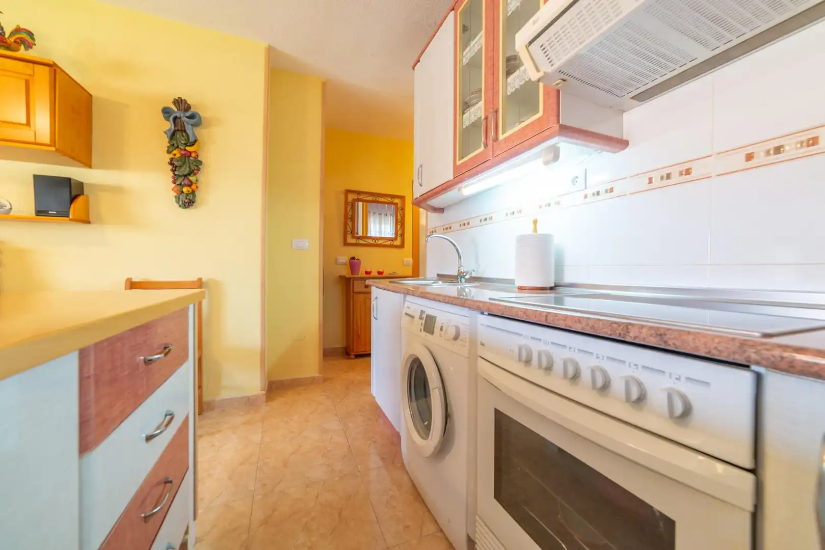 Cuina de Apartament en venda en San Javier amb Aire condicionat, Jardí privat i Terrassa