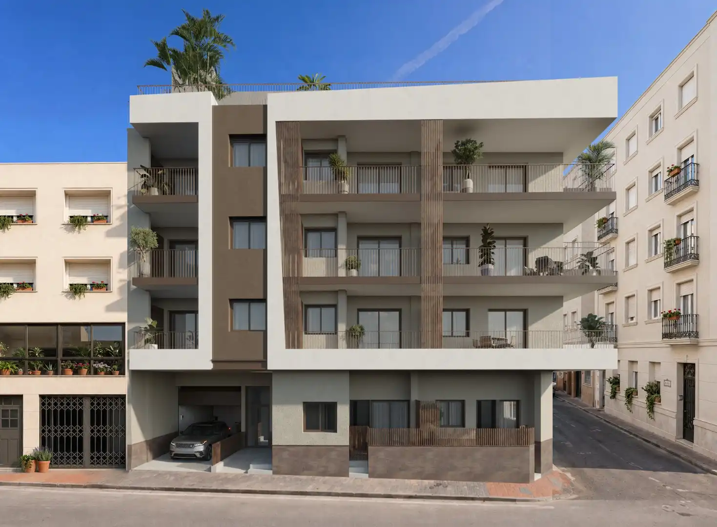 Vista exterior de Àtic en venda en Santa Pola amb Terrassa i Piscina comunitària
