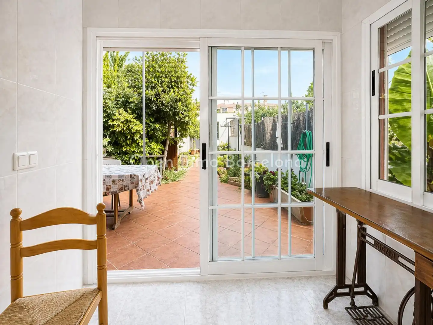 Vista exterior de Casa o xalet en venda en Altafulla amb Calefacció, Jardí privat i Terrassa