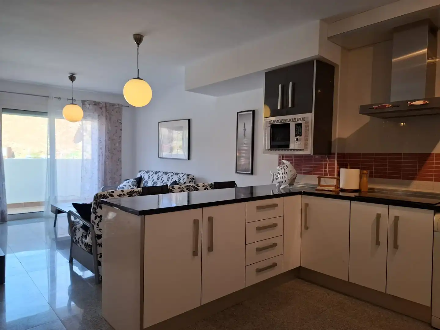 Kitchen of Flat for sale in Lújar  with Terrace and Furnished