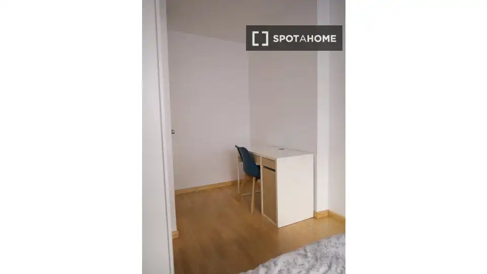 Bedroom of Flat for share in Barcelona  with Air Conditioner, Terrace and Furnished