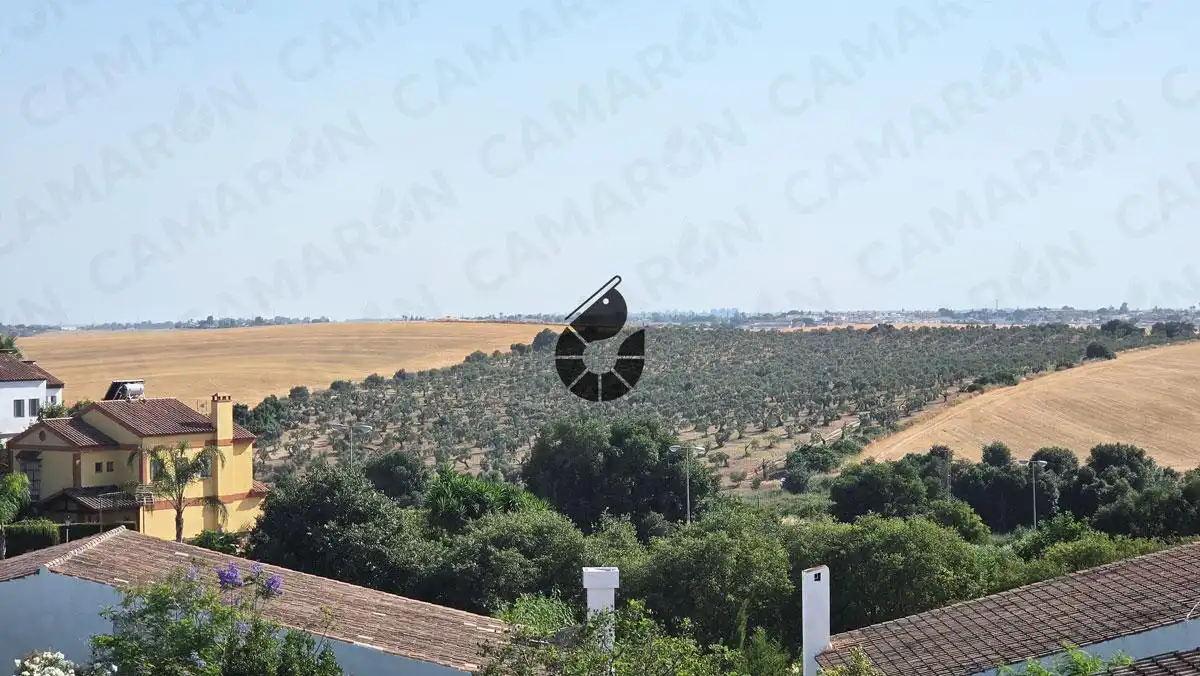 Jardín de Casa adosada en venta en Mairena del Aljarafe con Aire acondicionado, Jardín privado y Trastero