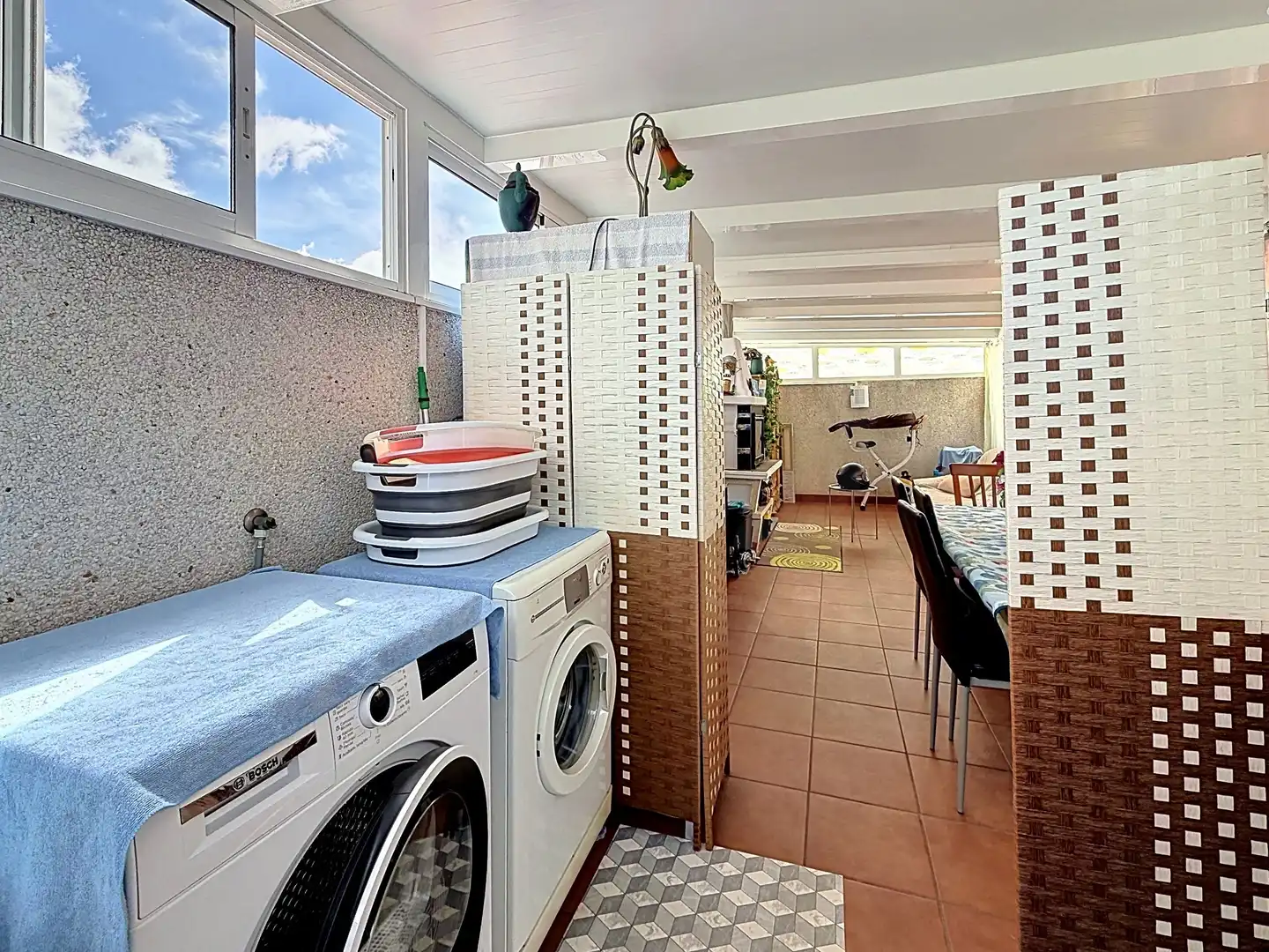 Kitchen of Flat for sale in Ribadumia  with Heating and Terrace