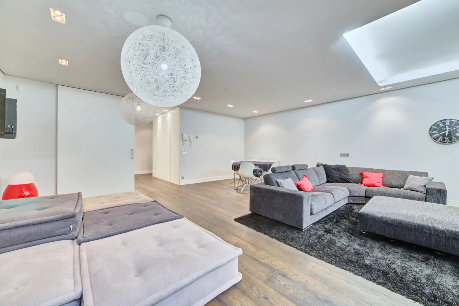 Sala de estar de Casa o chalet de alquiler en Zizur Mayor / Zizur Nagusia con Calefacción, Jardín privado y Parquet