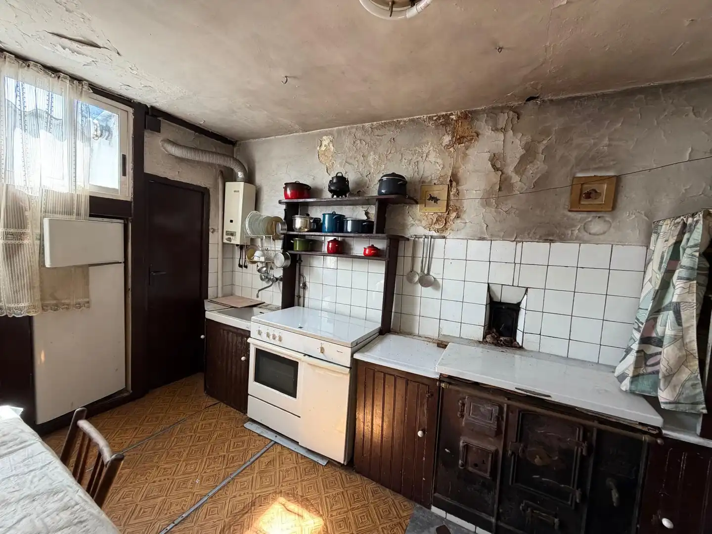 Cocina de Casa adosada en venta en A Pobra de Trives  con Amueblado, Lavadora y Microondas