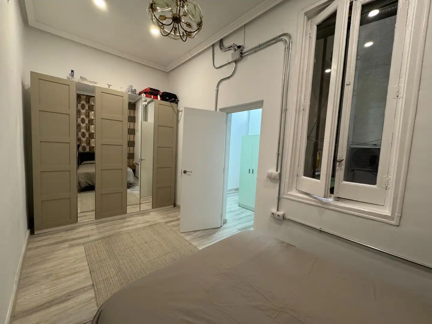 Schlafzimmer von Wohnung zum Verkauf in Madrid mit Klimaanlage, Heizung und Möbliert