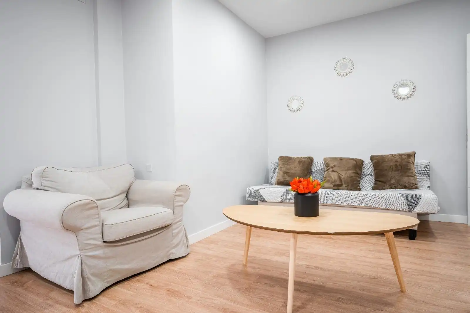Wohnzimmer von Wohnung zur untervermieten in Beiro