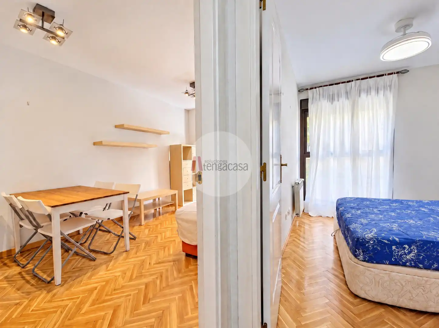 Schlafzimmer von Wohnungen zur Miete in Barrio de Salamanca