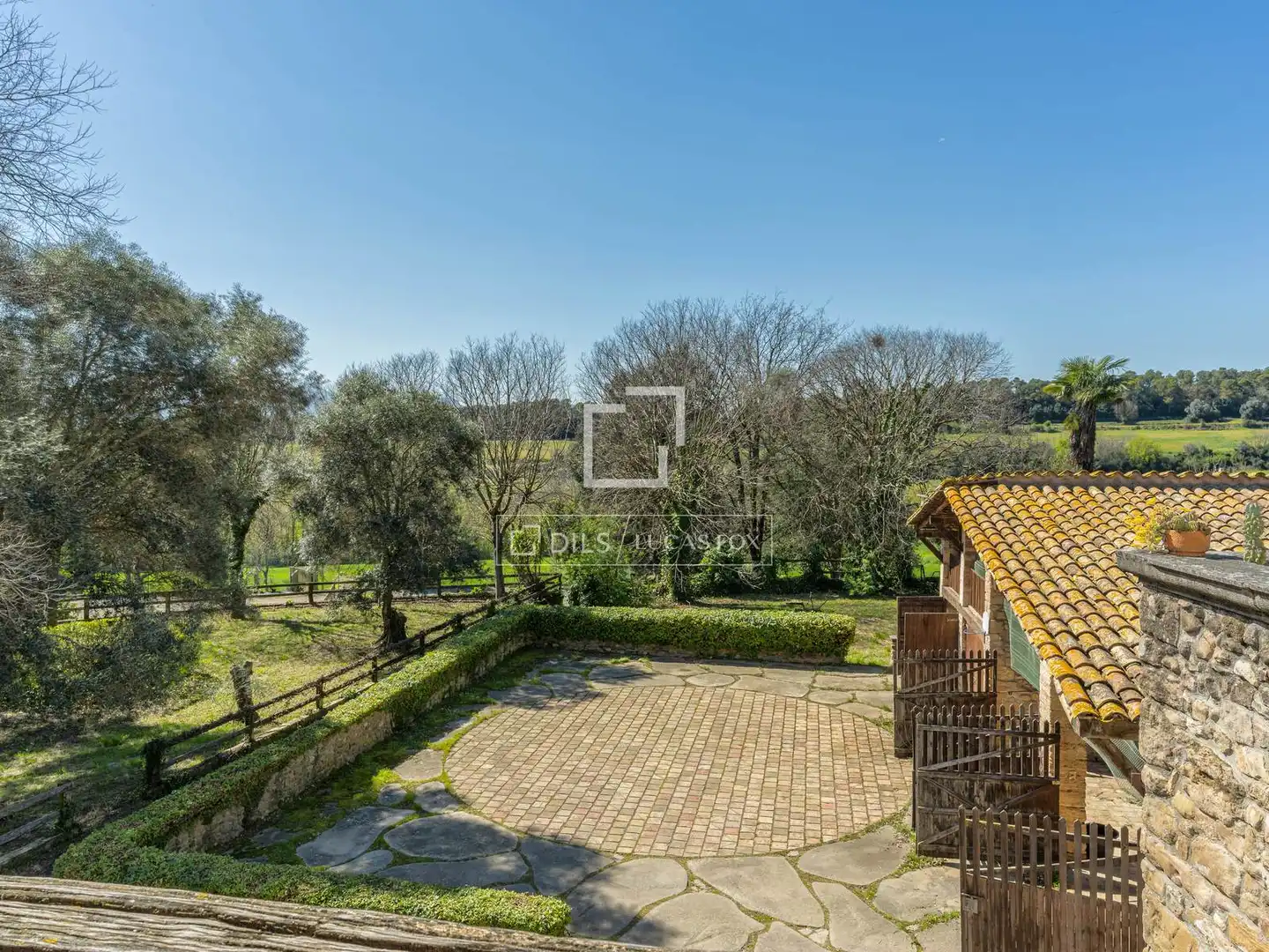 Jardín de Finca rústica en venta en Fontcoberta con Calefacción, Jardín privado y Terraza