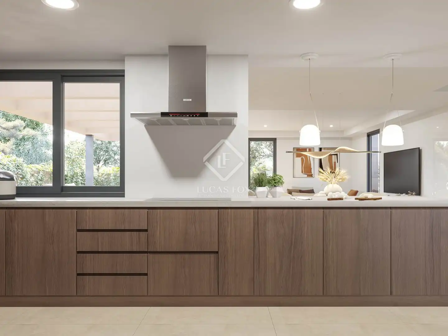 Cocina de Casa o chalet en venta en Godella con Aire acondicionado, Calefacción y Terraza