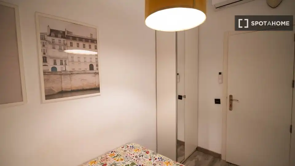 Habitación de Piso para compartir en Barcelona con Aire acondicionado, Calefacción y Amueblado