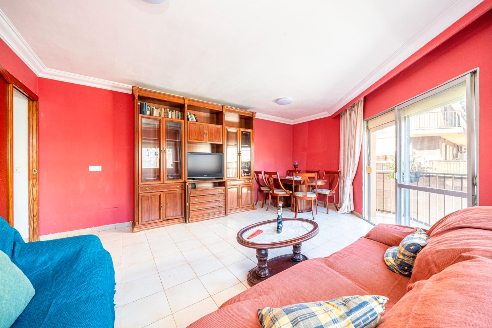 Sala d'estar de Pis en venda en  Palma de Mallorca amb Aire condicionat i Terrassa