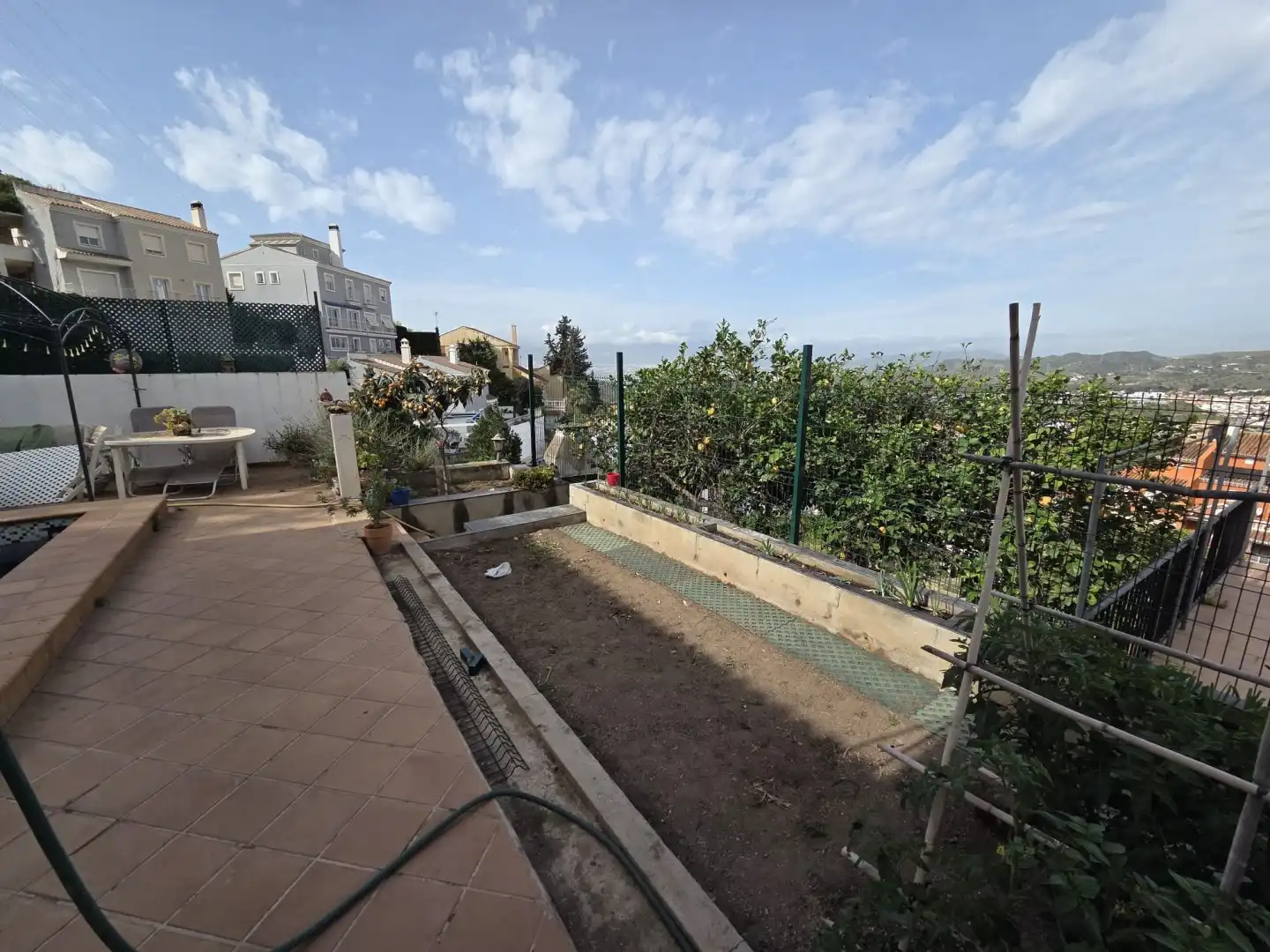 Terraza de Casa o chalet en venta en Málaga con Jardín privado, Terraza y Piscina