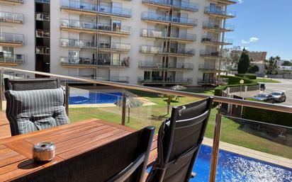 Terrace of Flat for sale in Roses  with Terrace and Swimming Pool