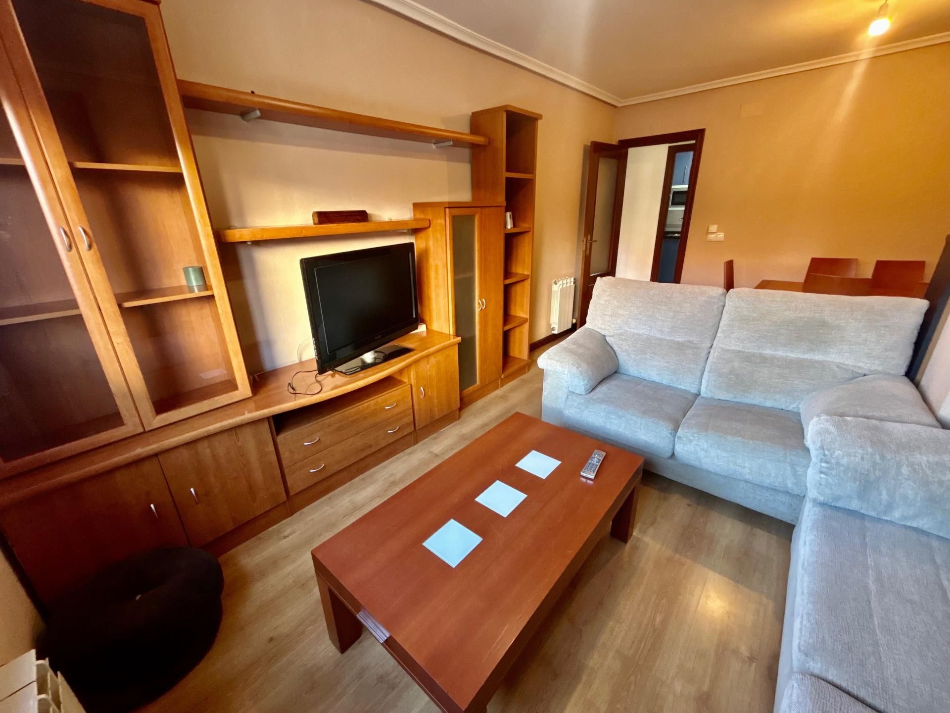 Sala d'estar de Apartament de lloguer en San Andrés del Rabanedo amb Calefacció