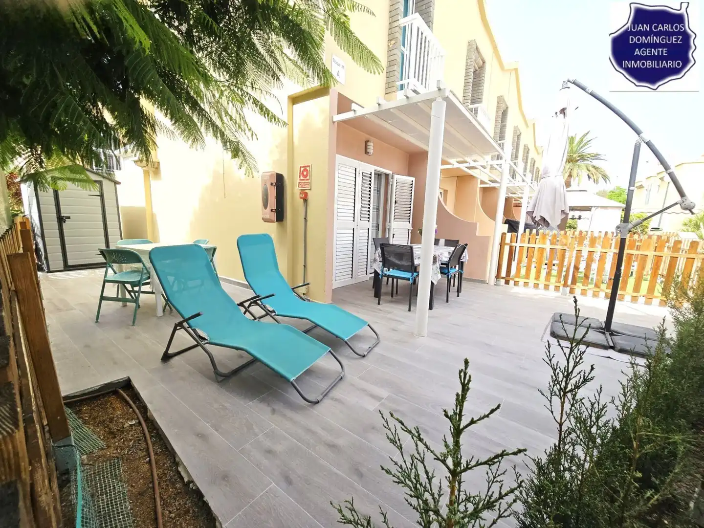 Terrace of Houses for rent in San Bartolomé de Tirajana  with Air Conditioner, Terrace and Furnished
