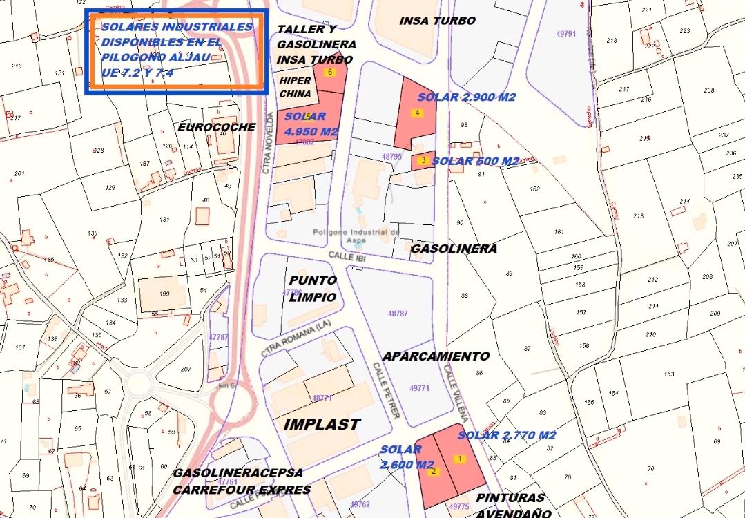 Industrial land for sale in Calle Villena, 1, El Castillo