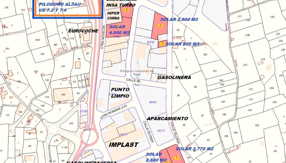 Photo 1 of Industrial land for sale in Calle Villena, 1, El Castillo, Alicante