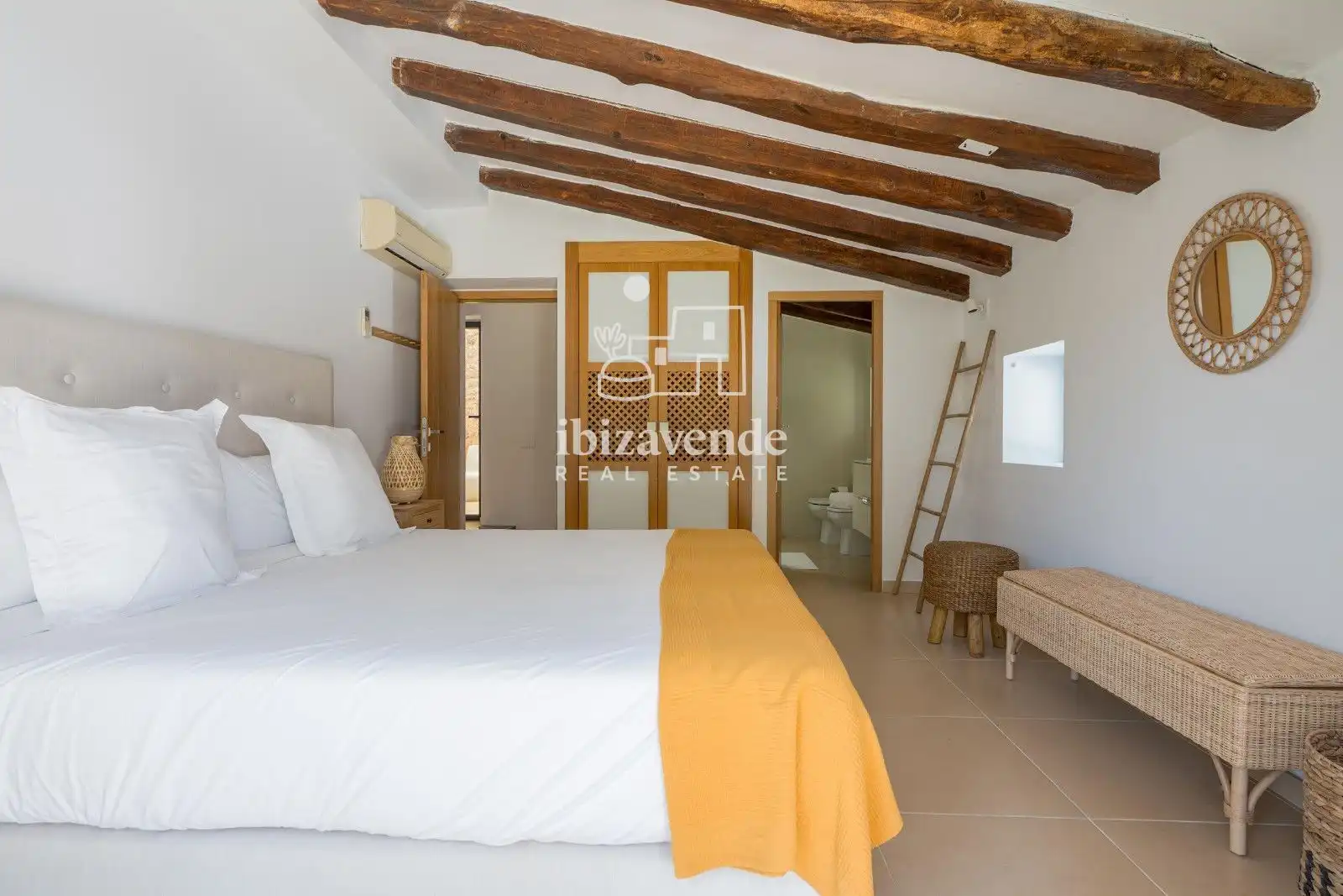 Habitación de Casa o chalet de alquiler en Santa Eulària des Riu con Aire acondicionado, Calefacción y Terraza