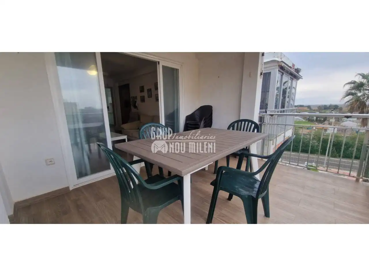 Terraza de Piso de alquiler en Valencia con Terraza, Amueblado y Balcón