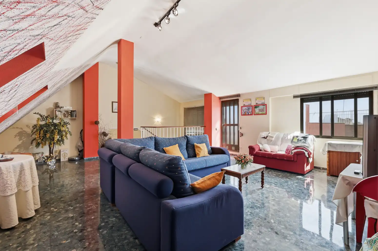 Sala de estar de Casa o chalet en venta en Alaquàs con Aire acondicionado, Terraza y Trastero