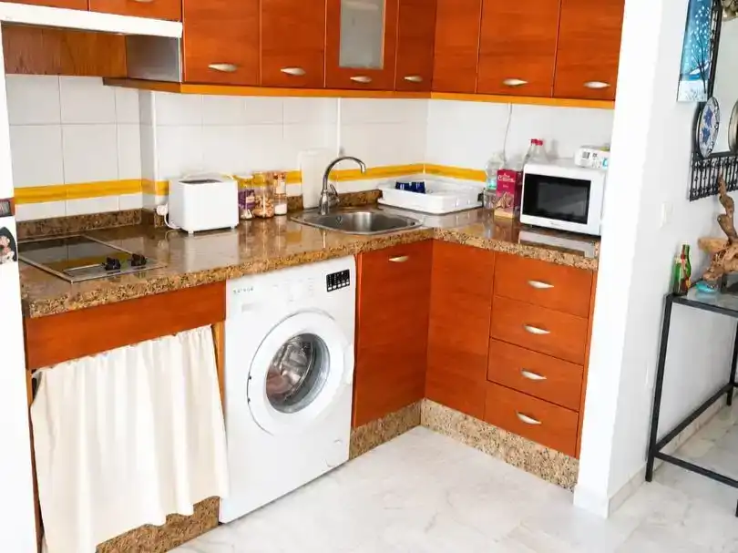 Küche von Dachboden zur Miete in Algeciras mit Schwimmbad, Möbliert und Balkon