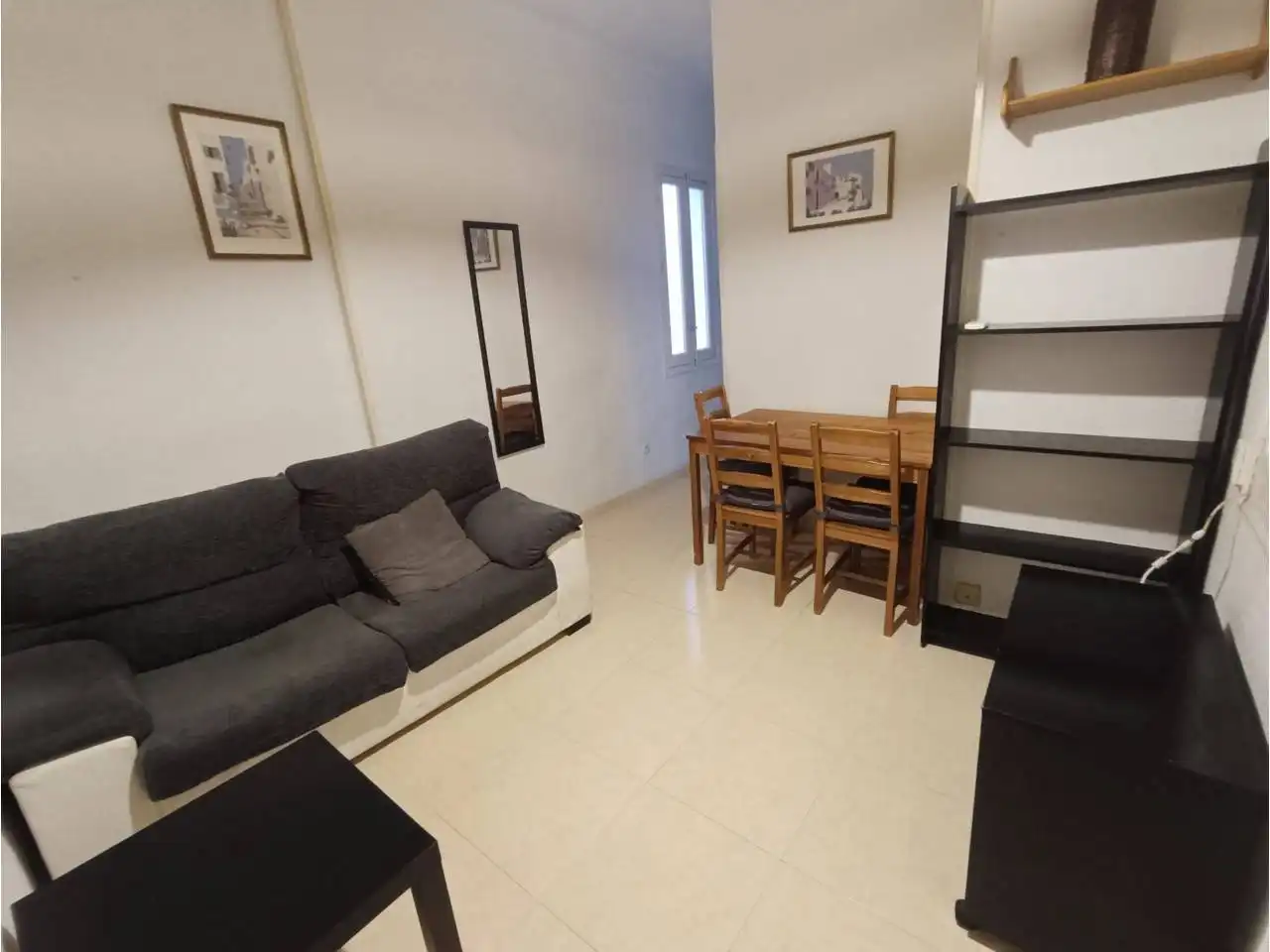 Sala d'estar de Pis de lloguer en Madrid amb Aire condicionat, Calefacció i Moblat