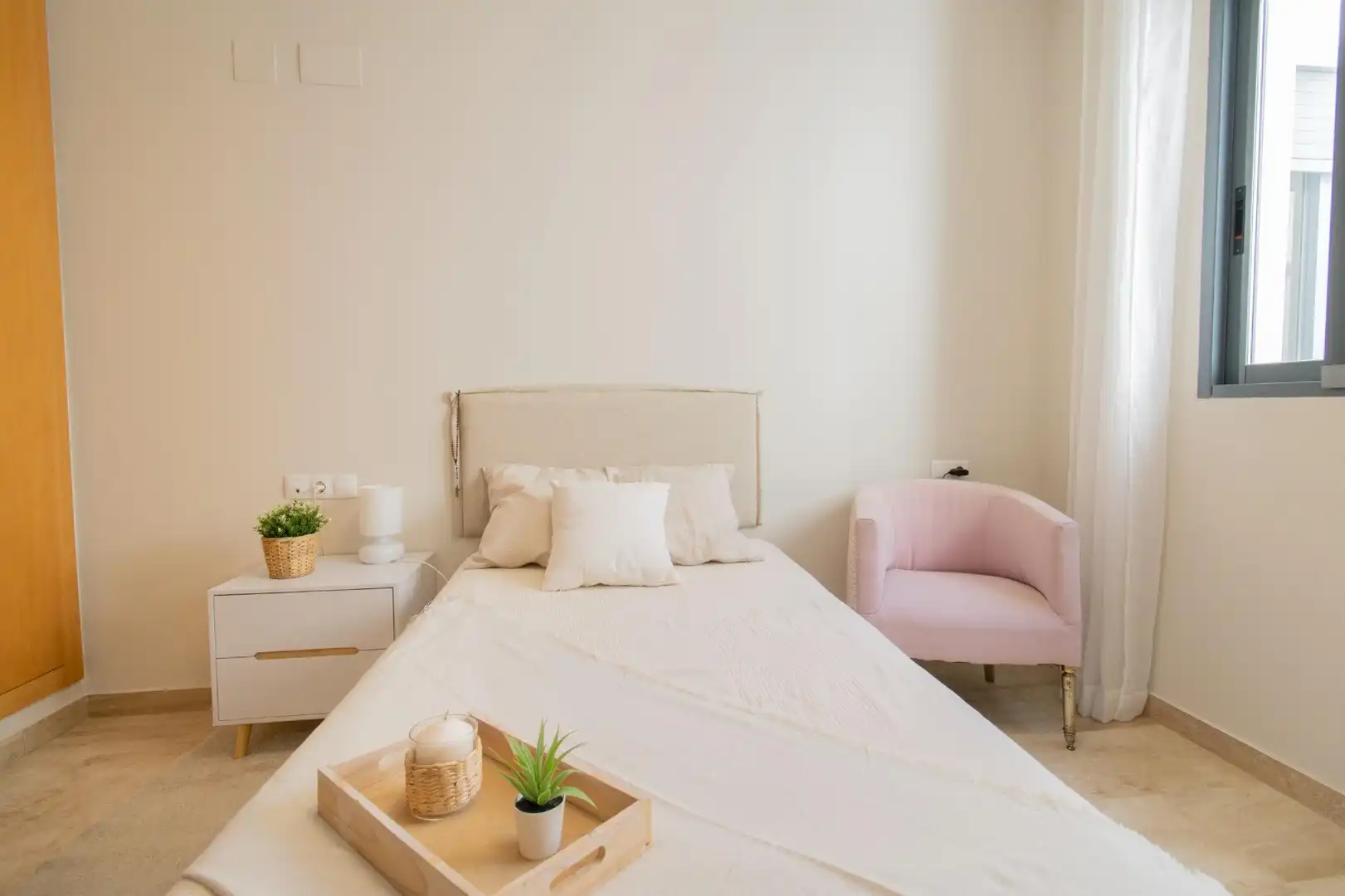 Schlafzimmer von Maisonette zum Verkauf in Massamagrell mit Klimaanlage, Terrasse und Abstellraum