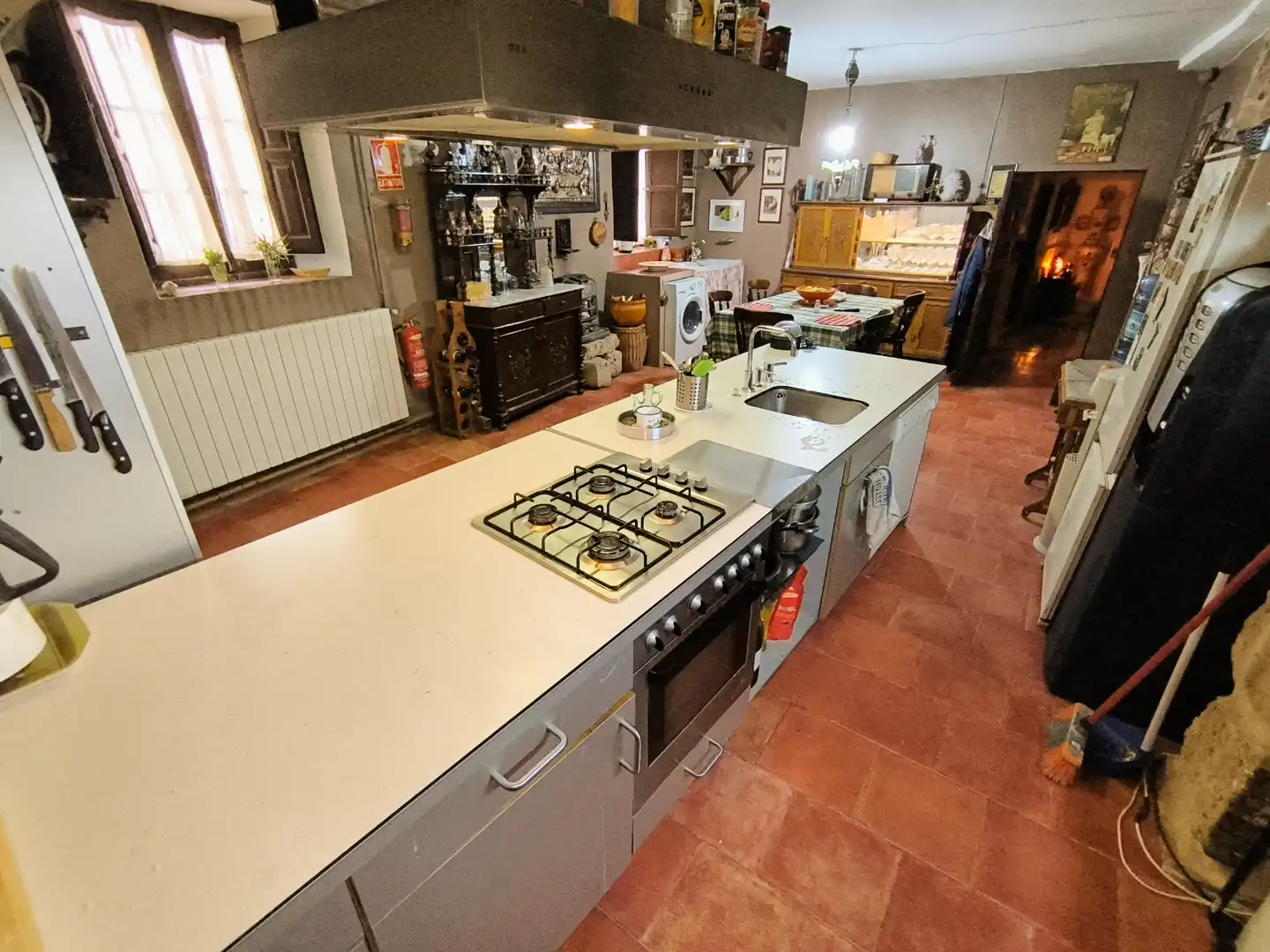 Cocina de Finca rústica en venta en Amusco, Palencia