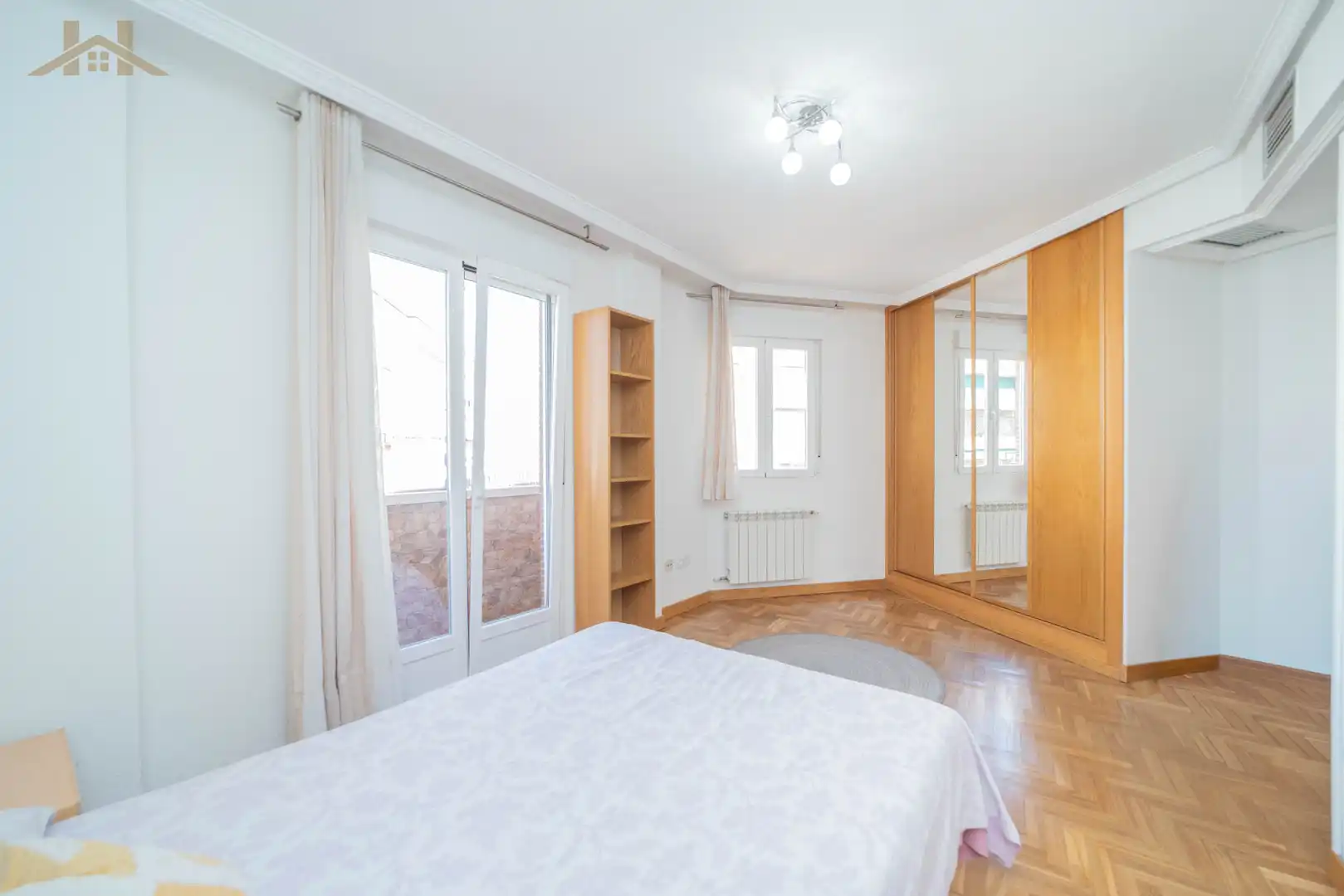 Bedroom of Flat for sale in Leganés  with Heating, Parquet flooring and Furnished