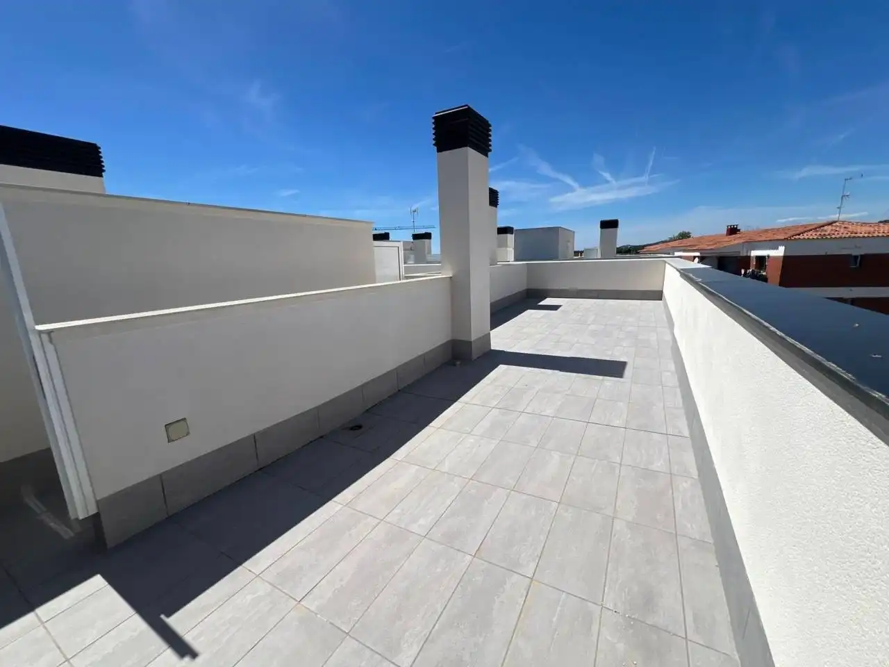 Terrasse von Wohnungen zum Verkauf in Cubelles mit Klimaanlage, Heizung und Parkett