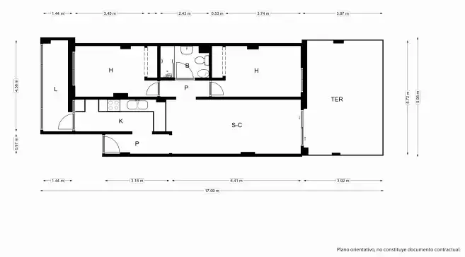 Apartament amb piscina en venda a Av Rosa de los Vientos                          -  Res Parque Galeón  -, imagen 25