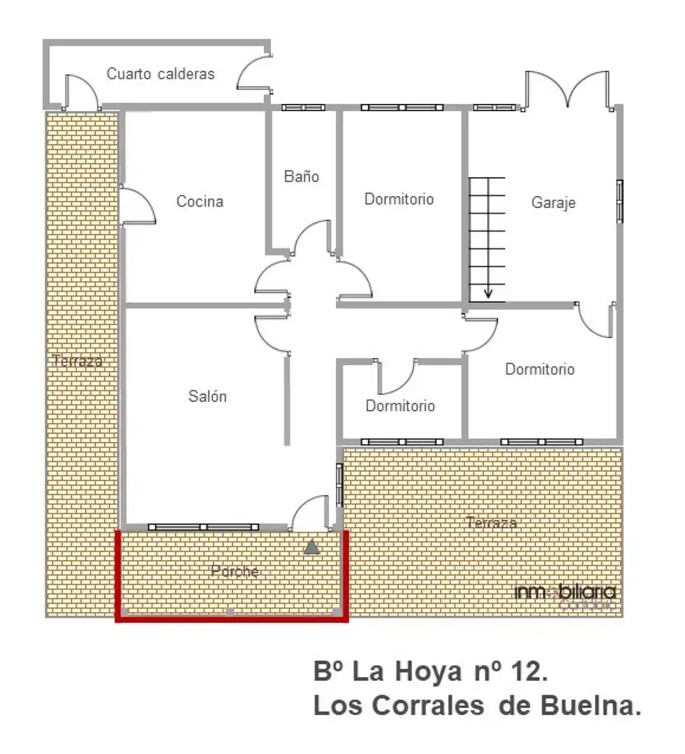 Casa o xalet en venda en Los Corrales de Buelna  amb Calefacció, Jardí privat i Terrassa