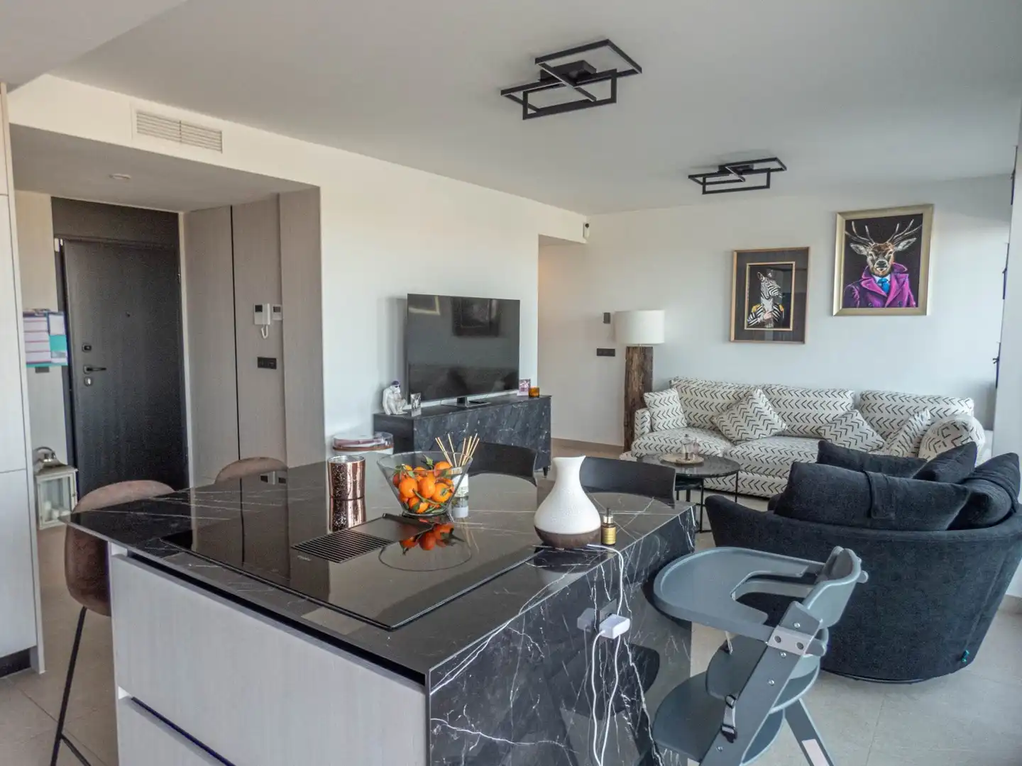 Sala d'estar de Apartament en venda en Guardamar del Segura amb Terrassa i Alarma