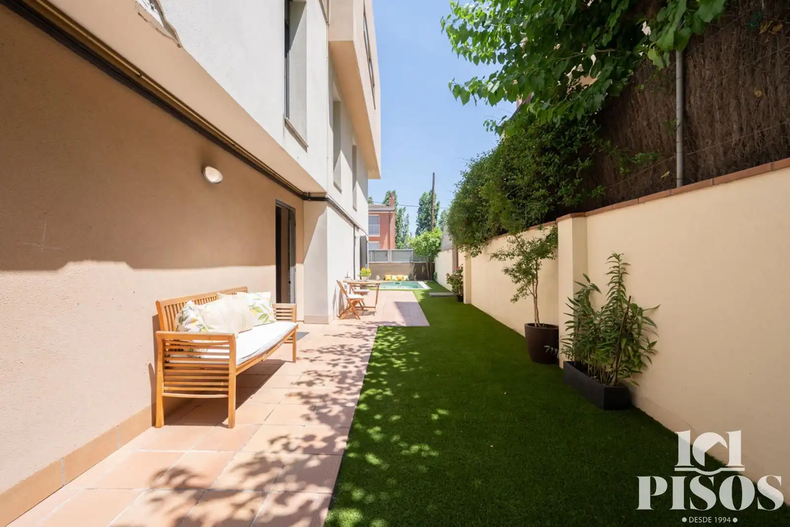 Terraza de Dúplex en venta en Sant Cugat del Vallès con Aire acondicionado, Calefacción y Jardín privado