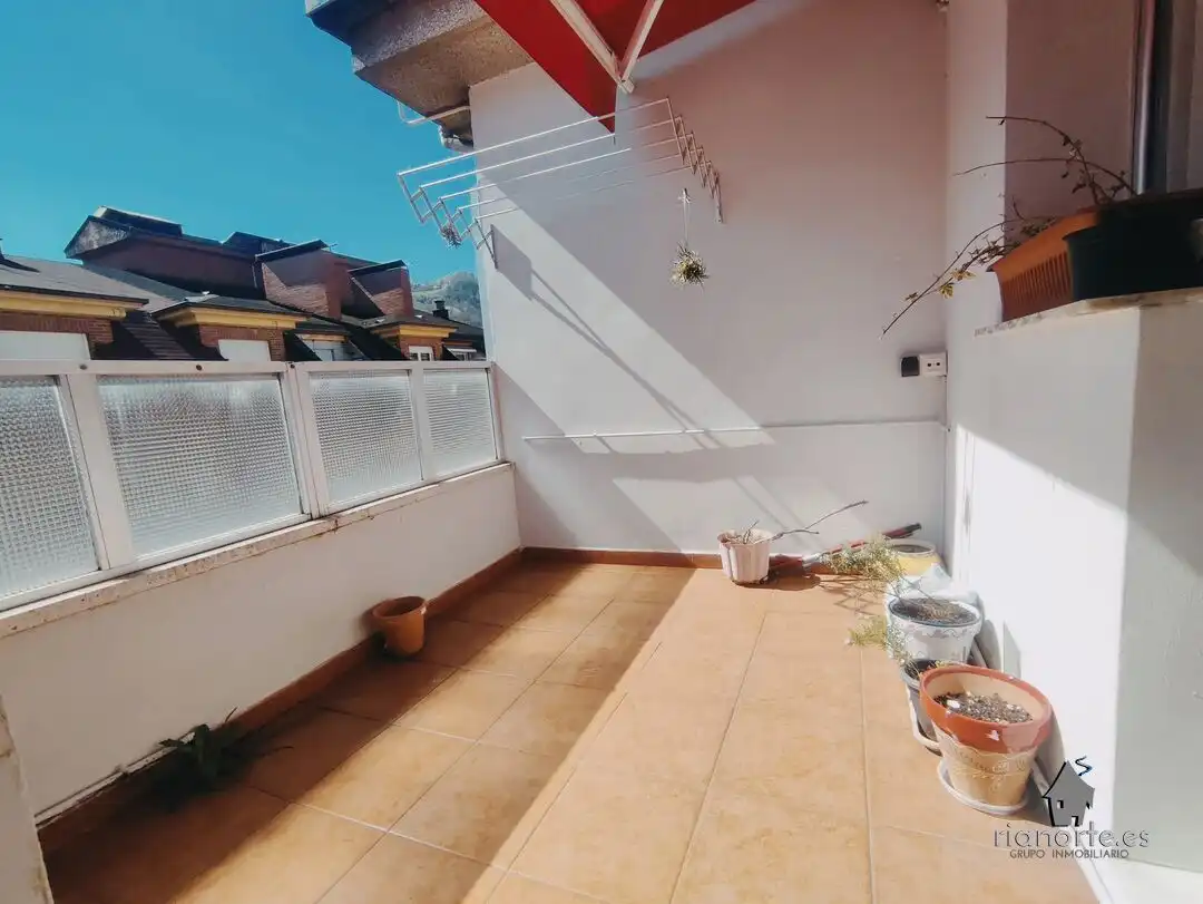 Balcony of Flat for sale in Laviana  with Heating, Terrace and Storage room