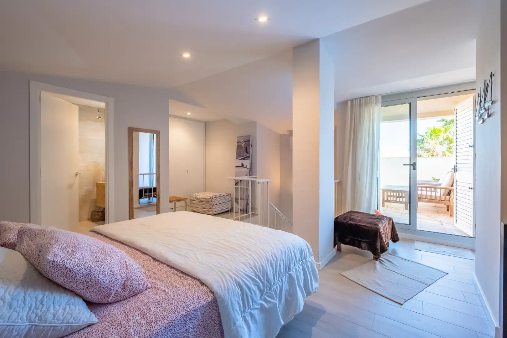 Schlafzimmer von Maisonette zum Verkauf in Palamós mit Klimaanlage, Heizung und Terrasse