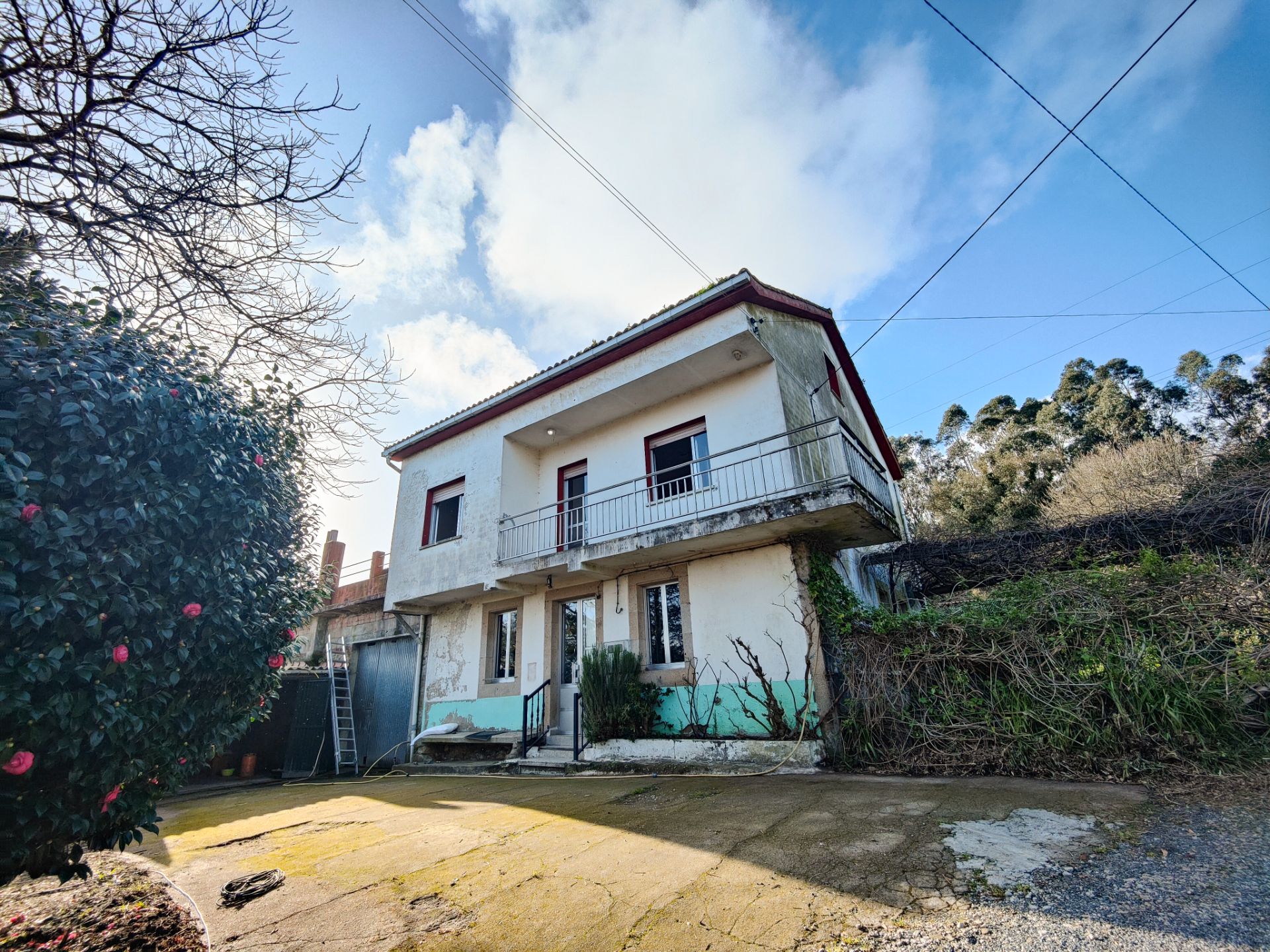 Vista exterior de Casa o chalet en venta en Rianxo con Calefacción, Jardín privado y Terraza