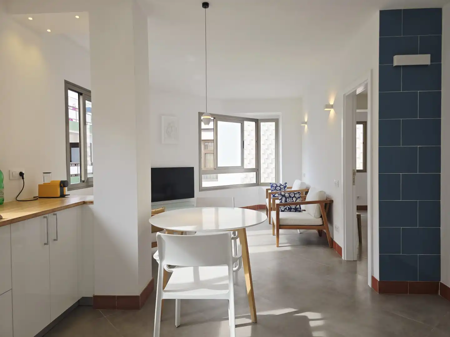 Sala de estar de Apartamento en venta en Las Palmas de Gran Canaria
