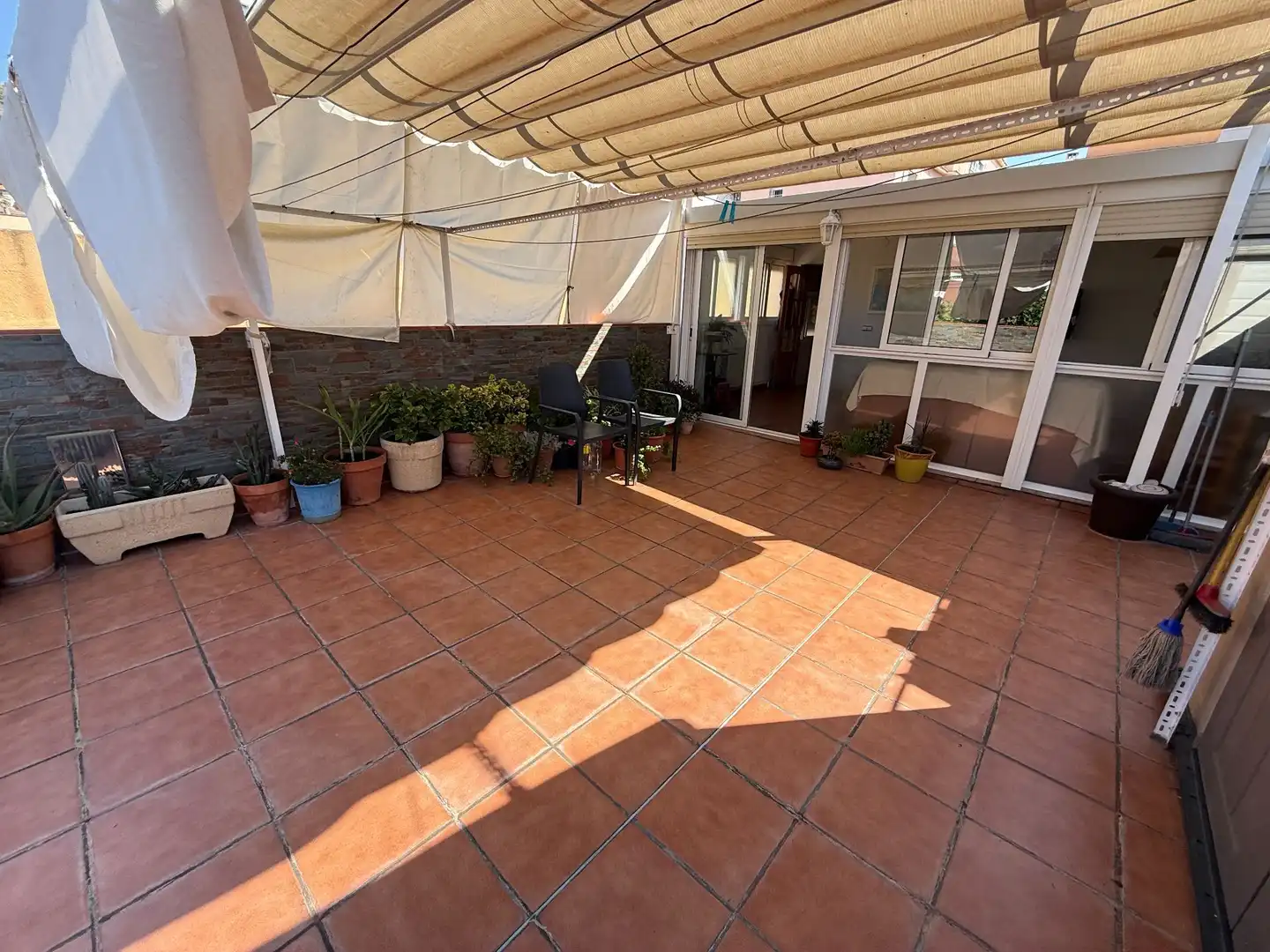 Terrace of Flat for sale in Santa Coloma de Gramenet  with Air Conditioner, Heating and Terrace