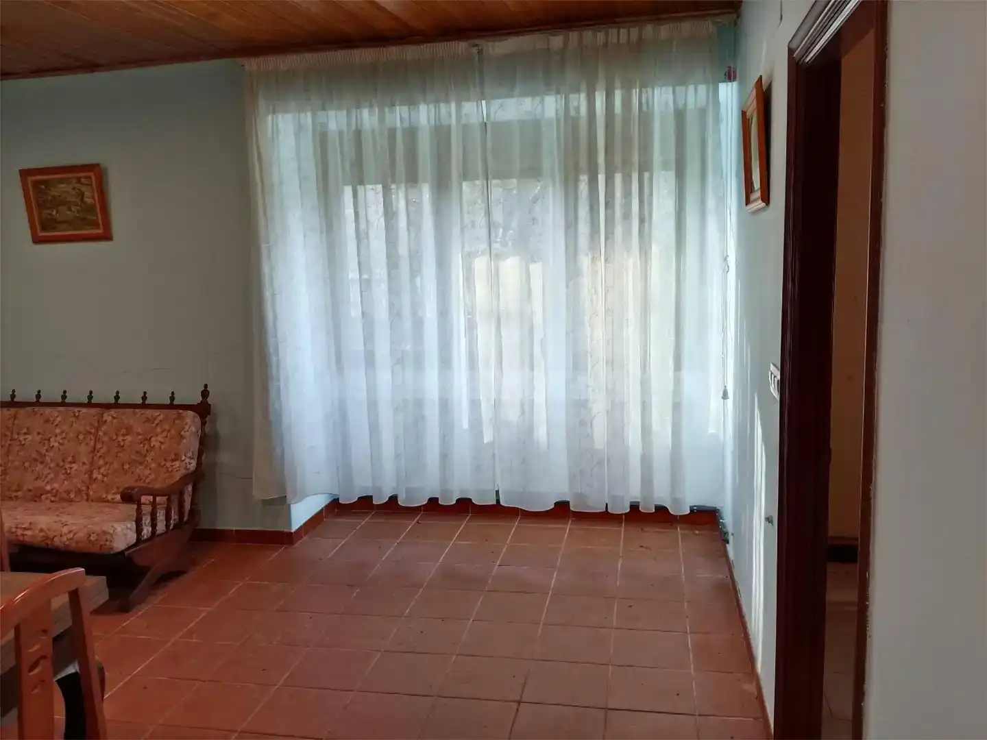 Sala de estar de Piso en venta en Curtis con Jardín privado, Parquet y Trastero