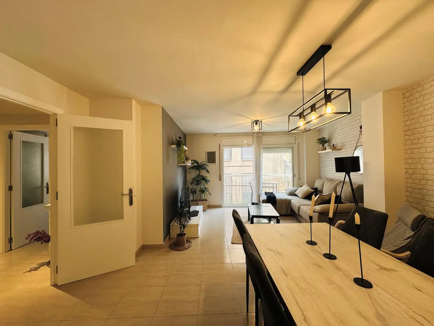 Sala de estar de Piso en venta en Amposta con Aire acondicionado, Terraza y Amueblado