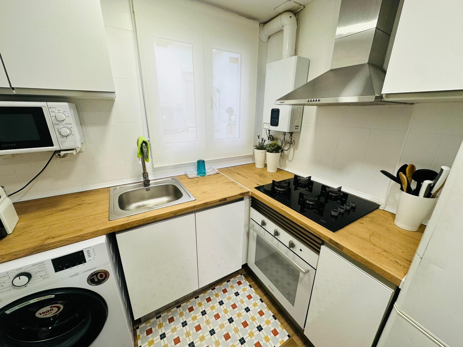 Cuina de Pis en venda en  Valencia Capital amb Aire condicionat, Parquet i Balcó