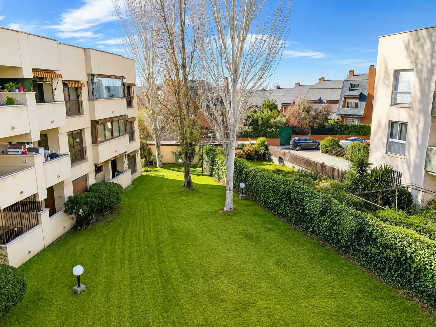 Exterior view of Attic for rent in Las Rozas de Madrid  with Air Conditioner, Heating and Private garden