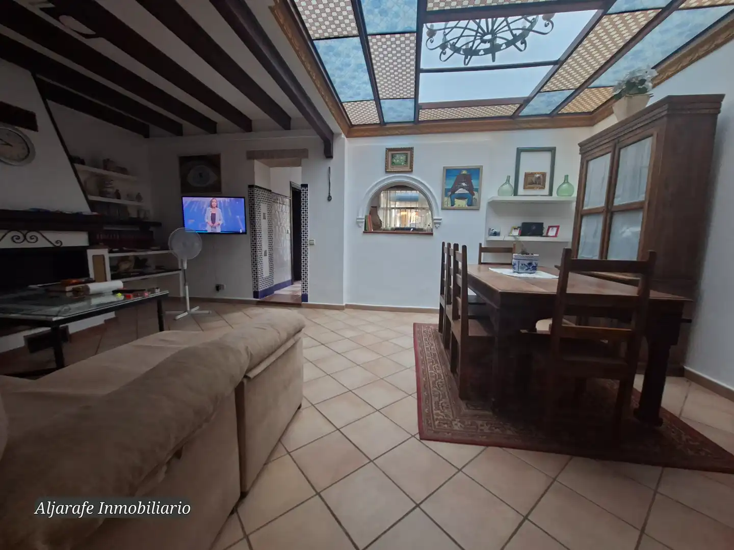 Sala de estar de Casa o chalet en venta en Umbrete con Aire acondicionado, Calefacción y Terraza