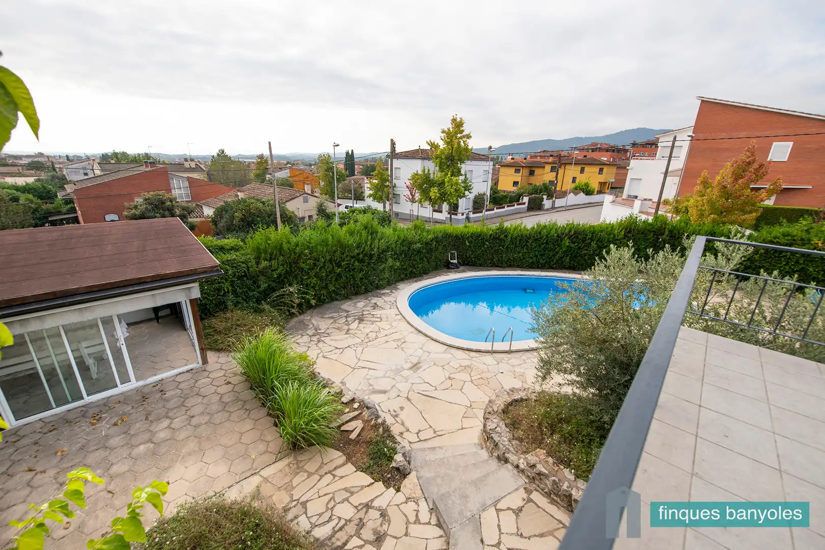 Swimming pool of Houses for sale in Banyoles  with Air Conditioner, Heating and Private garden