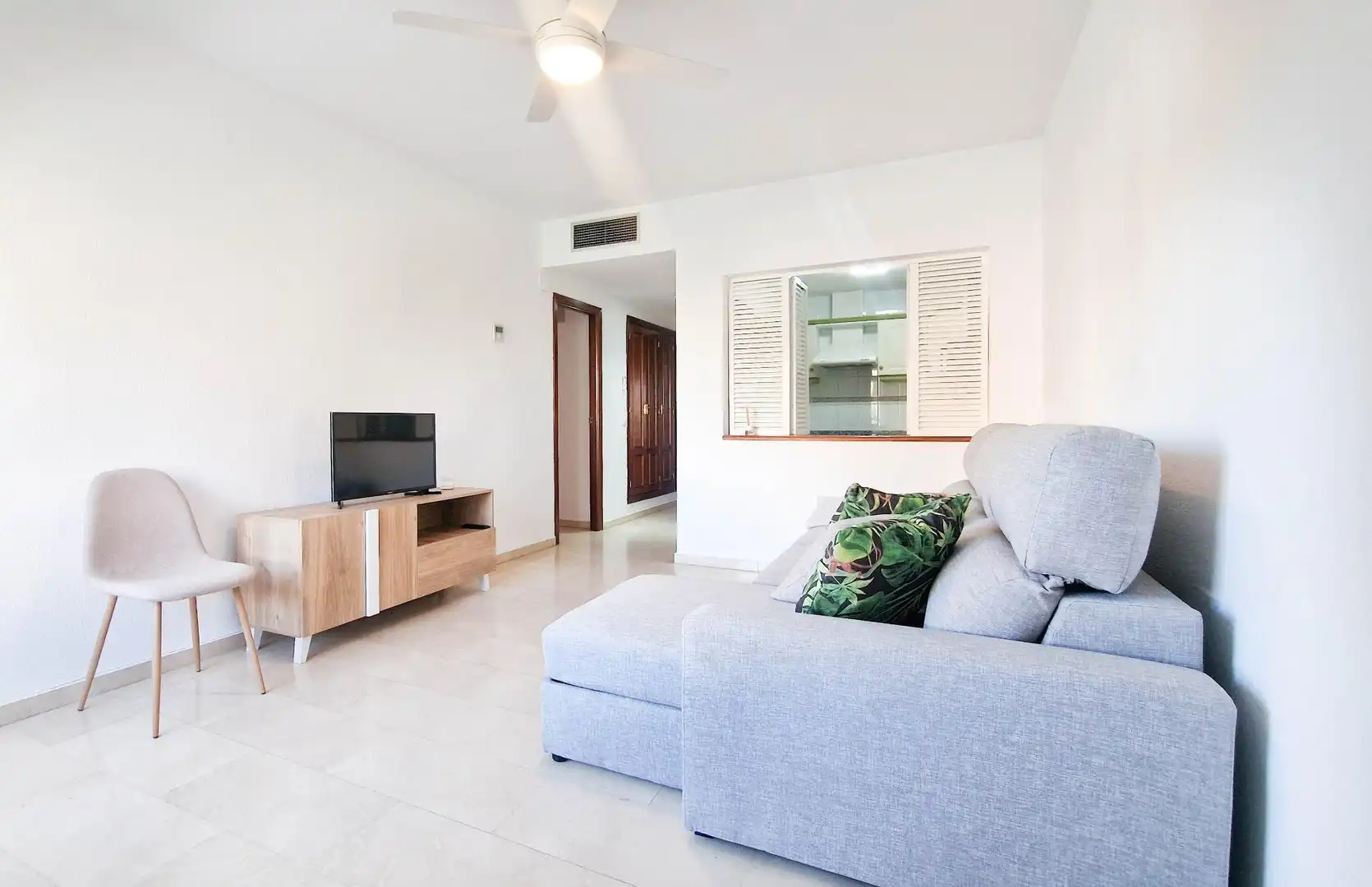 Sala de estar de Apartamento de alquiler en Badajoz con Amueblado